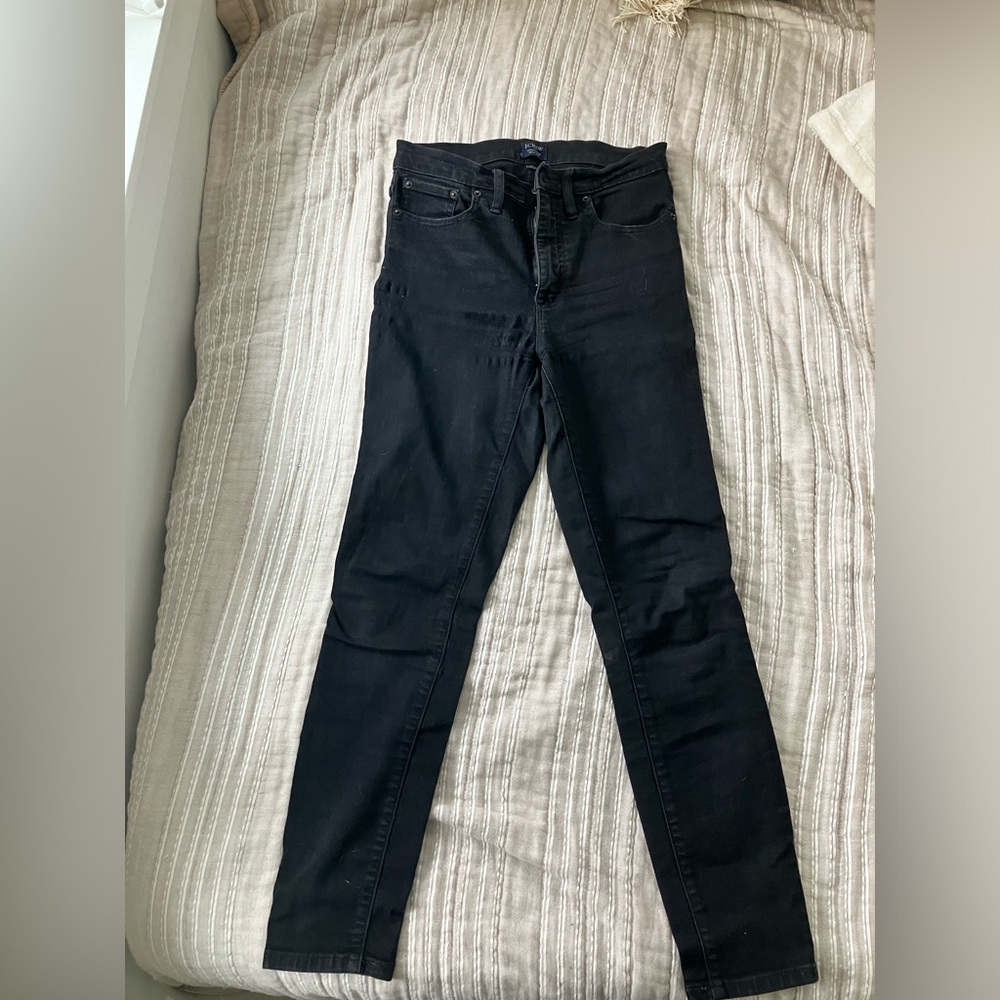 J crew high rise skinny jeans